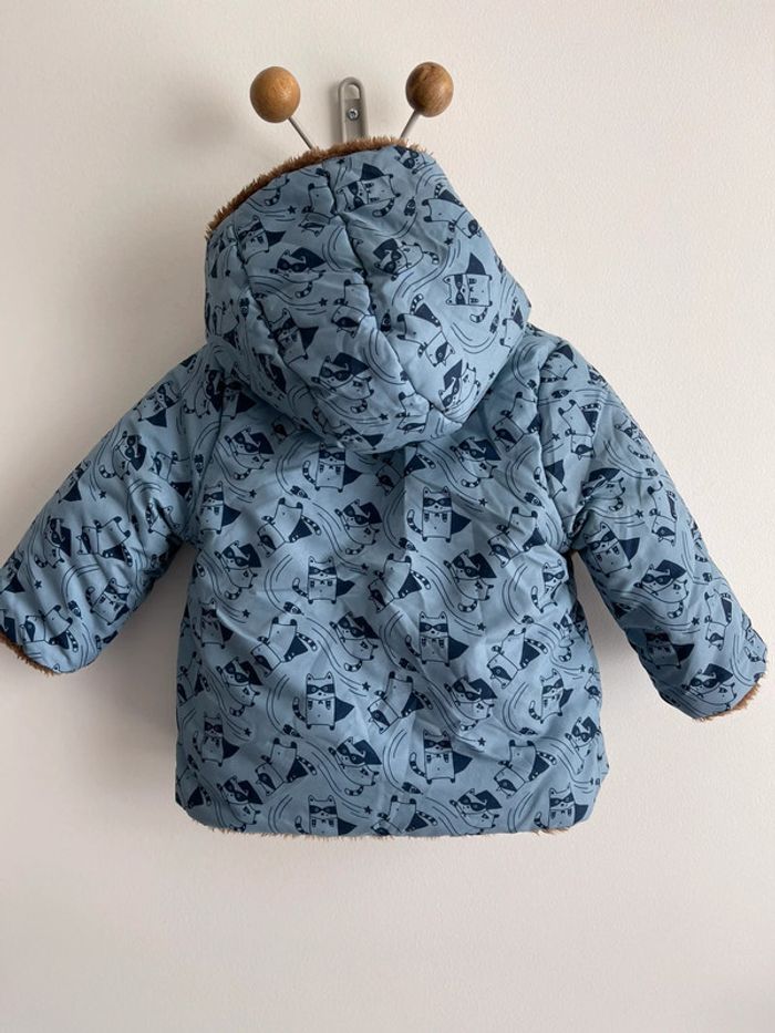 Veste réversible bébé taille 9 mois - photo numéro 2