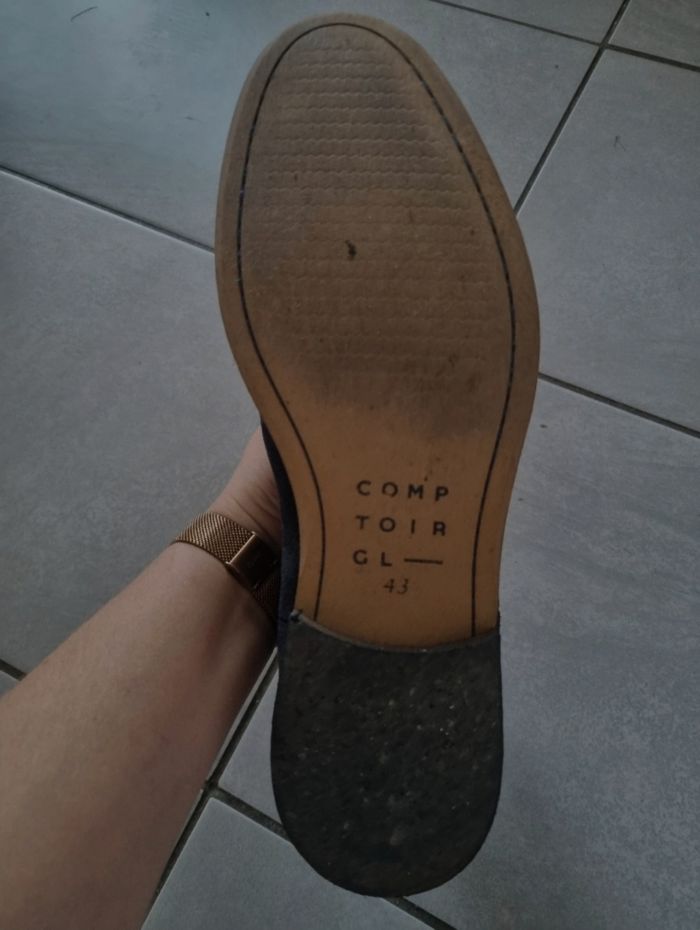 Bottines bleues Galeries Lafayette - photo numéro 3