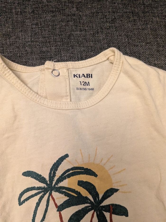 Lot de 3 pyjamas léger été - 12 mois - Multimarques - très bon état - photo numéro 7