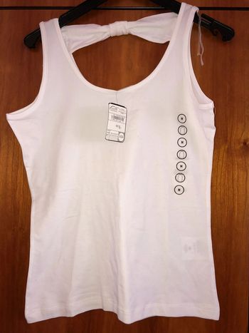 Débardeur blanc neuf avec étiquette