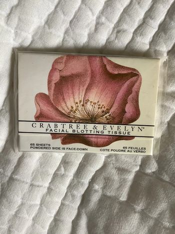 Papier poudré absorbant