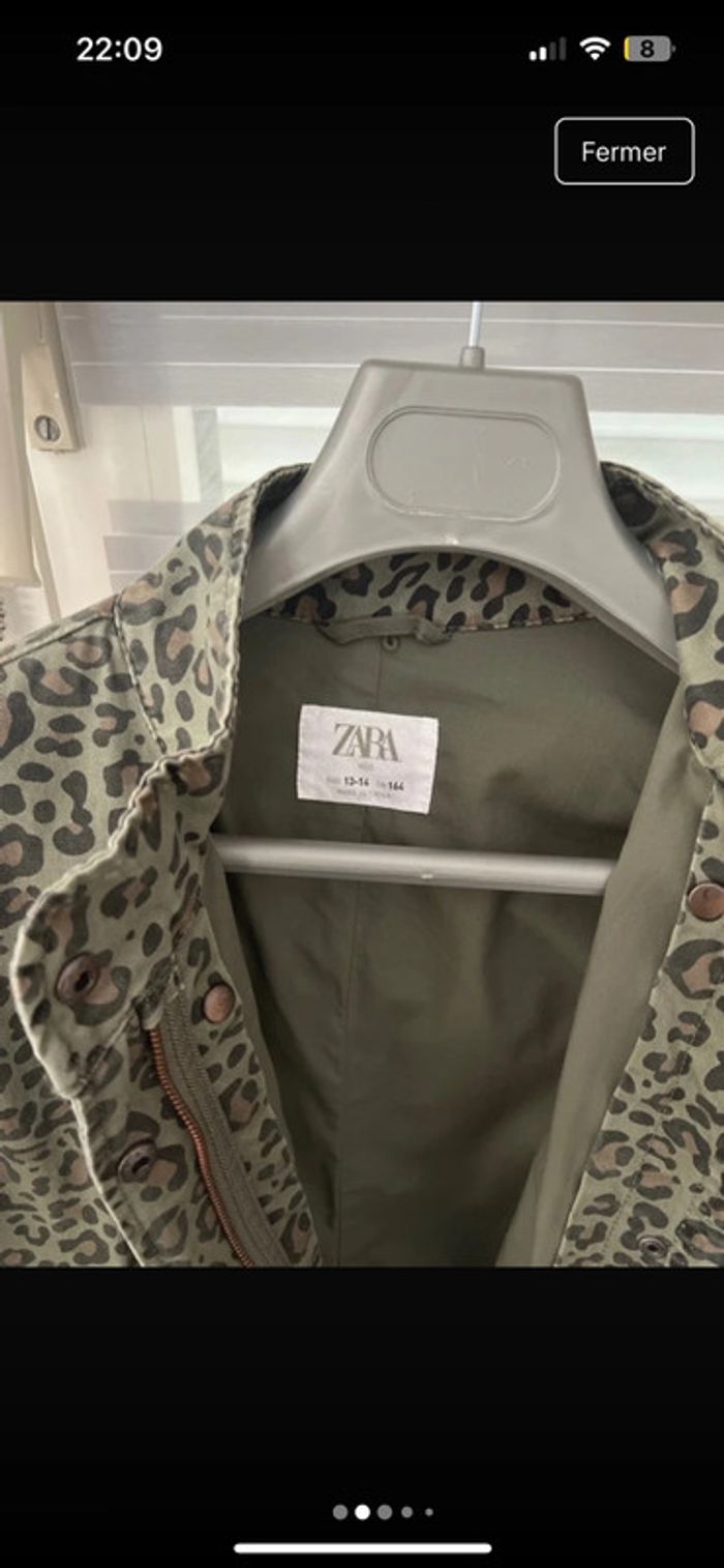 Parka Zara 13/14 ans neuve, avec un gilet amovible intérieur - photo numéro 2