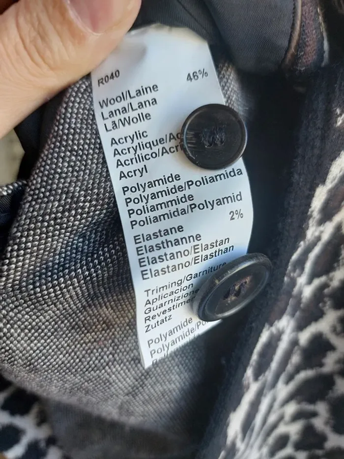 Blazer Gerard Darel – 38 – Imprimé Léopard – État : Excellent - photo numéro 6
