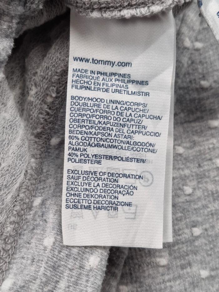 Gilet zippé à capuche Tommy Hilfiger gris XXL Femmes - photo numéro 7