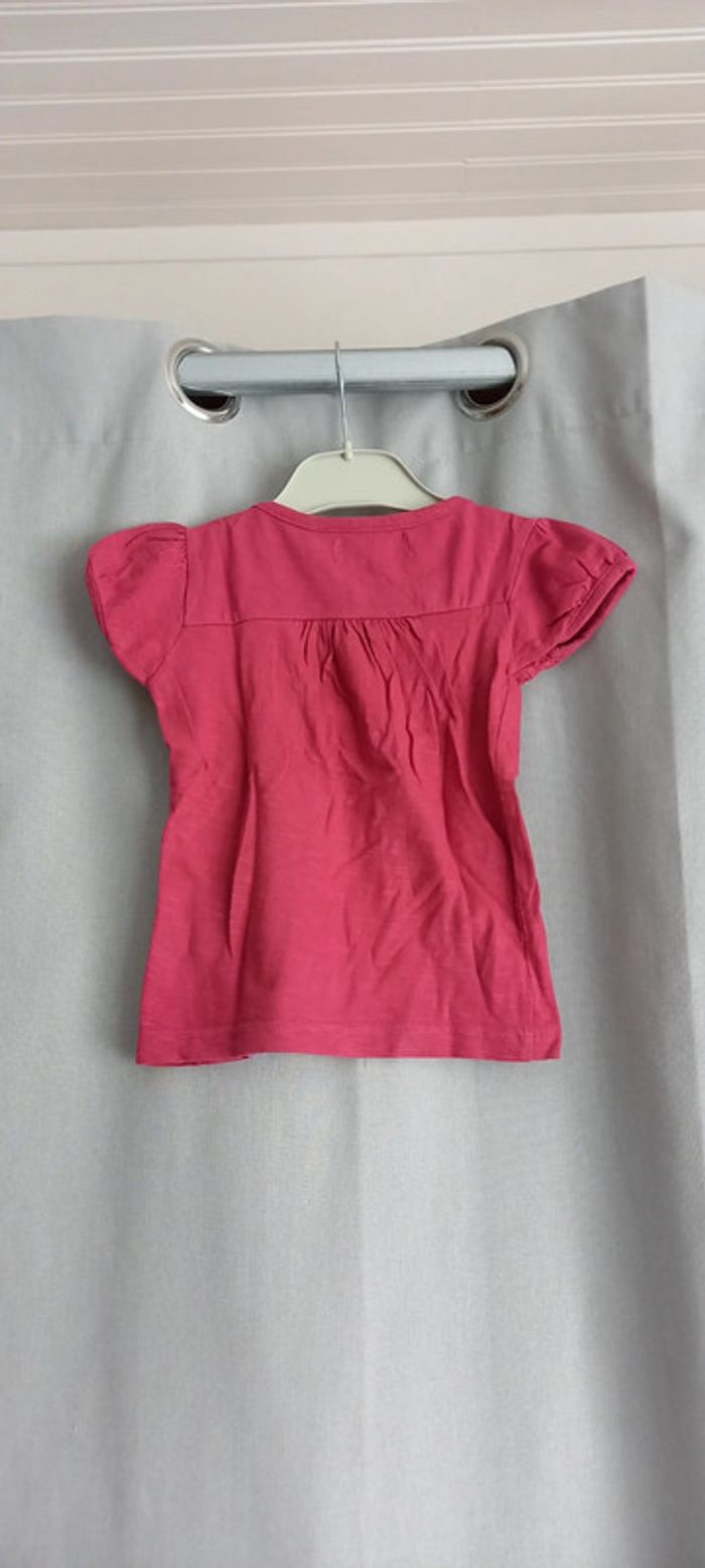 T-shirt rose gemo 24 mois - photo numéro 2