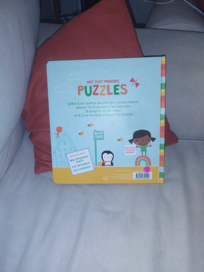 Livre mes tout premiers puzzles les vehicules - photo numéro 2