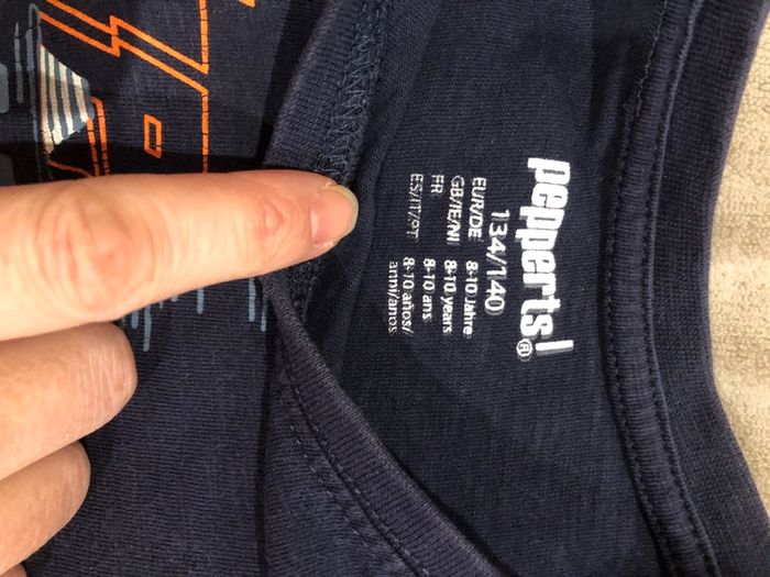 T-shirts lot de 2 enfant 8-10 ans Pepperts en TBE - photo numéro 5