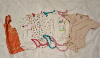 lots 6 bodies manches coirtes