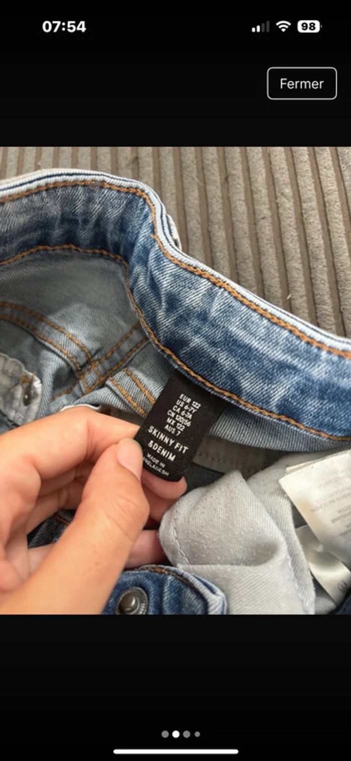 Jeans - 6/7ans - 3€ - H&M - photo numéro 5