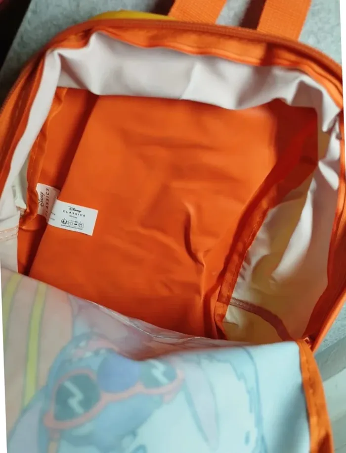 Sac à dos Stitch Enfant Officiel Disney Plusieurs Poches Idéal sport, école, activité Neuf - photo numéro 7