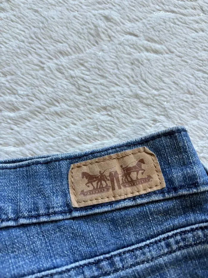 Jean levi’s 505 coupe straight leg droite bleu 00s y2k 2000s taille M/38 mi taille rare US - photo numéro 3