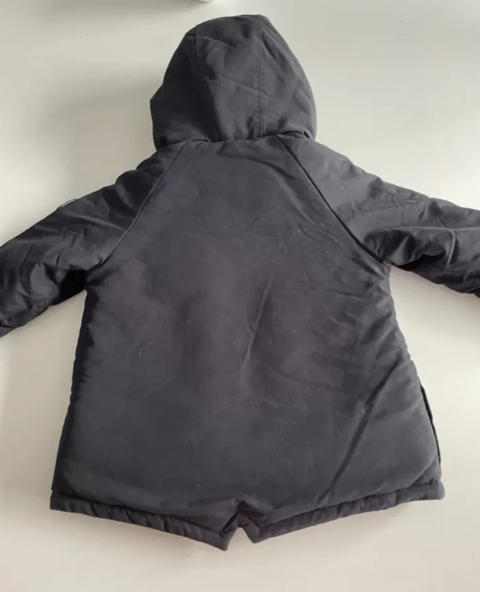 Parka IKKS - 2 ans (86 cm) bleu marine - photo numéro 9