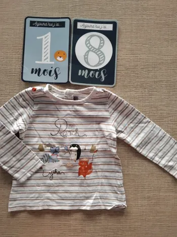 Haut manches longues 18 mois / 80 cm