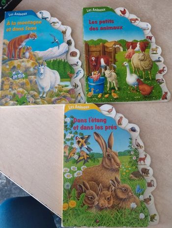 3 livres sur les animaux