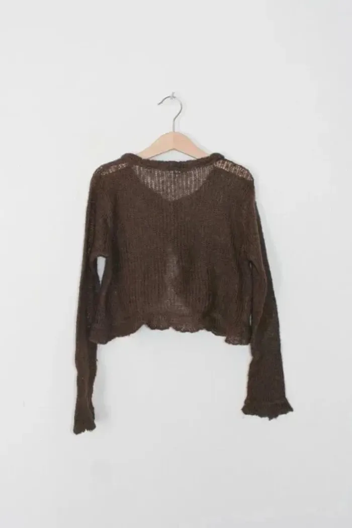 Gilet chocolat Kid Cool taille 8 ans - photo numéro 3