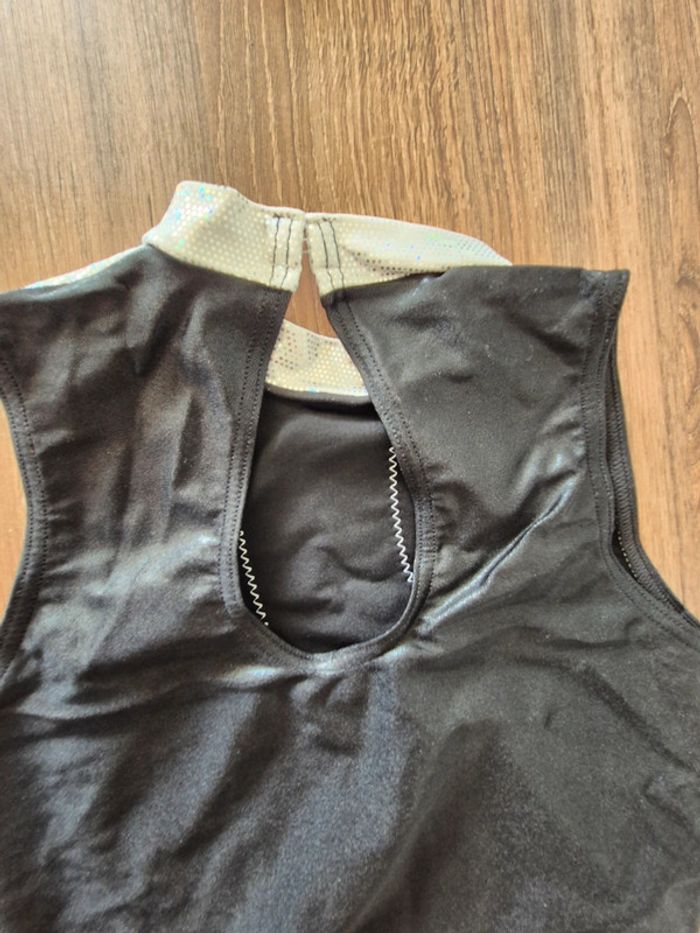 Justaucorps Agiva noir et blanc argenté taille 36 - photo numéro 5
