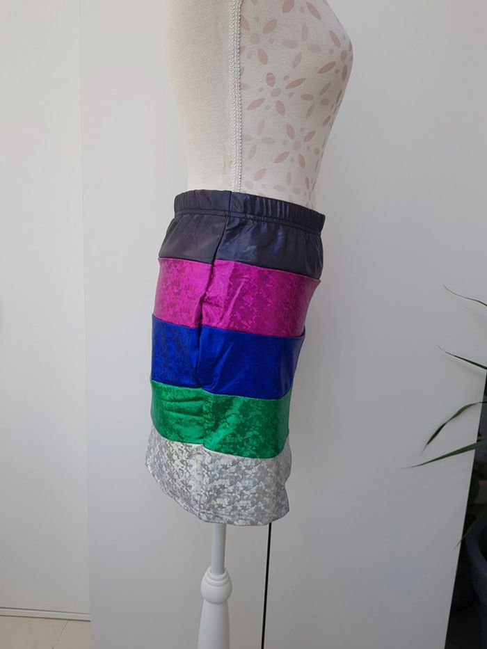 Jupe Multicolore Effet Métallique - photo numéro 6