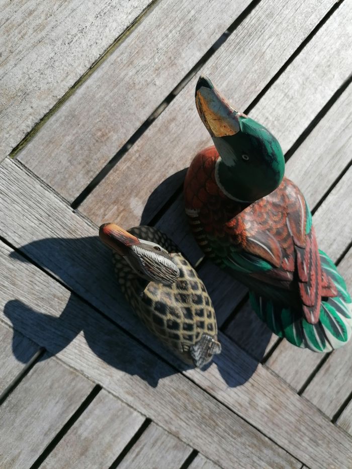 Figurine statuette canard vintage collection décoration - photo numéro 2