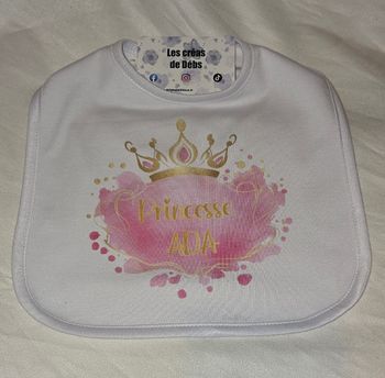 Bavoir personnalisé Princesses