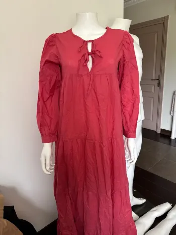 Robe longue femme mango