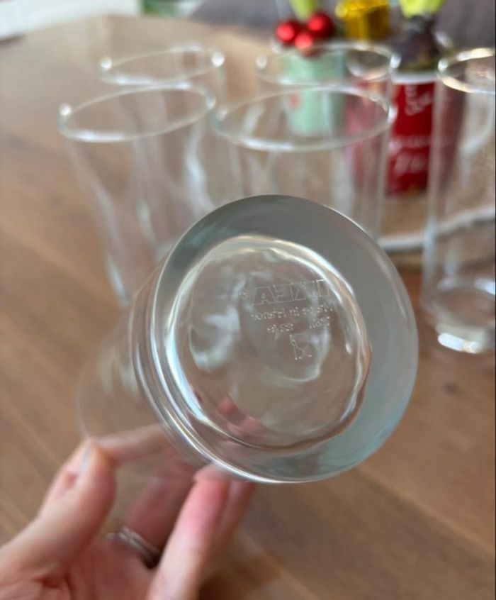 Lot 6 verres - IKEA - photo numéro 4