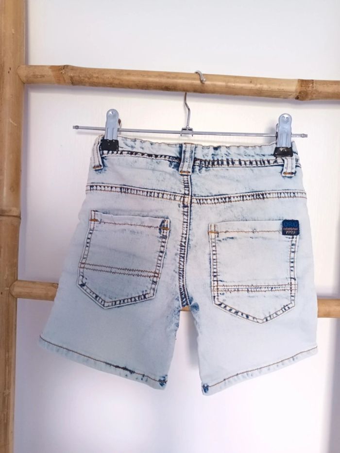 Short en jean effet délavé Orchestra 5 ans - photo numéro 3
