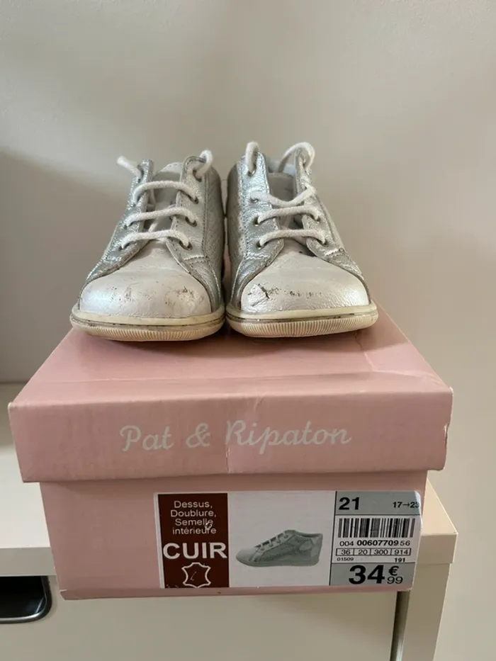 Chaussures premiers pas en cuir - photo numéro 2