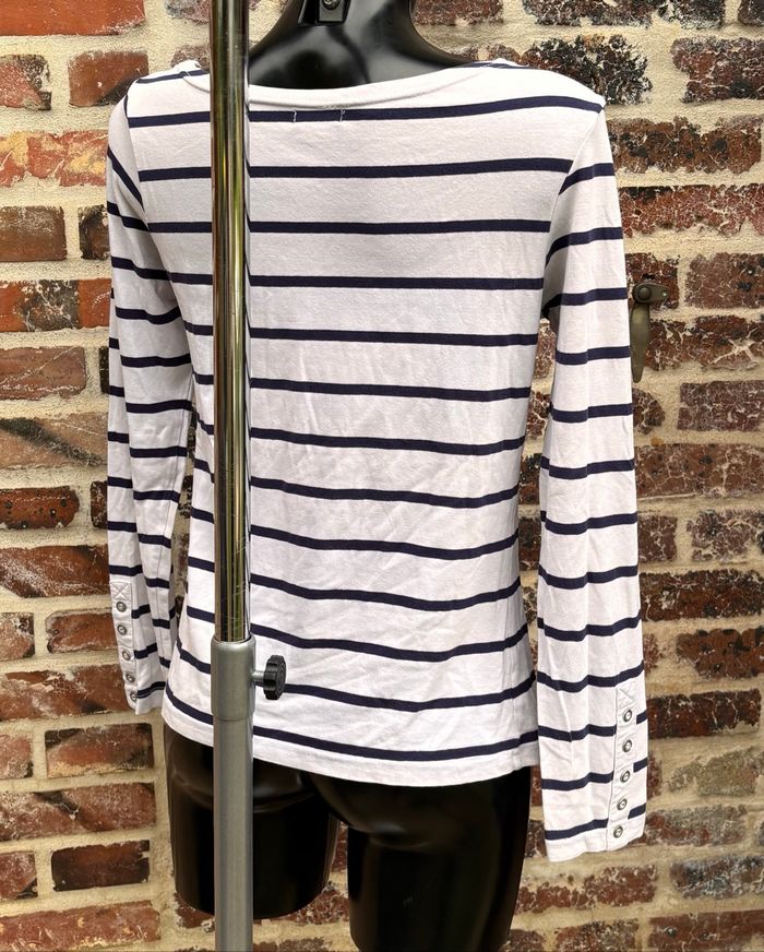 ⚓️T-shirt manches longues style marin – Taille 42/44 – Tissaia - photo numéro 4
