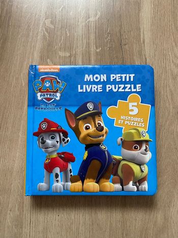 Livre puzzle pat patrouille