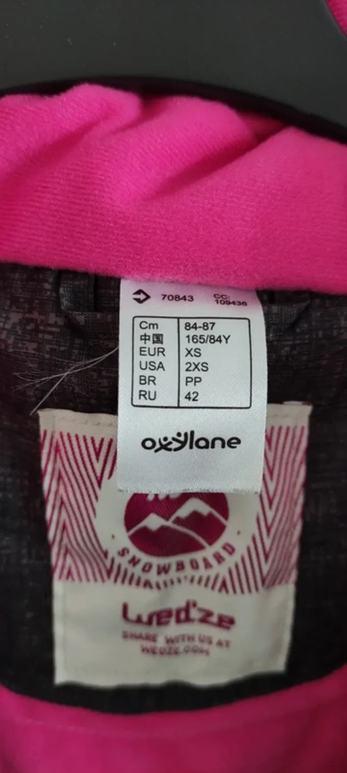 Veste / blouson de ski Wed'ze femme taille XS/36 (84 à 87 cm tour de poitrine) - photo numéro 6