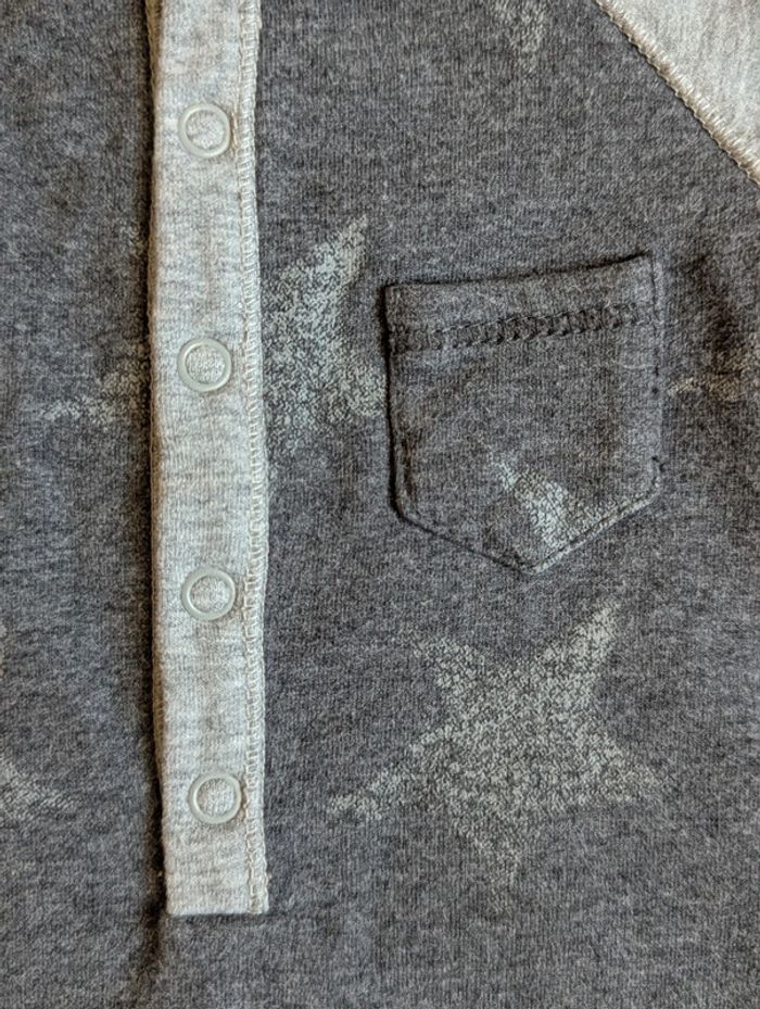 Pyjama IKKS Bébé (1 mois) mixte - Motif Étoiles - photo numéro 5