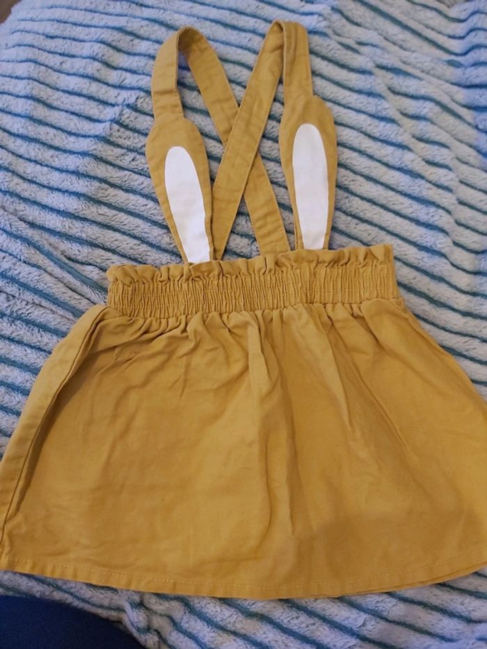 Jupe salopette lapin