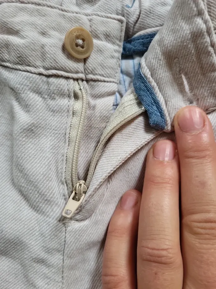 Pantalon lin beige 3 ans - photo numéro 4