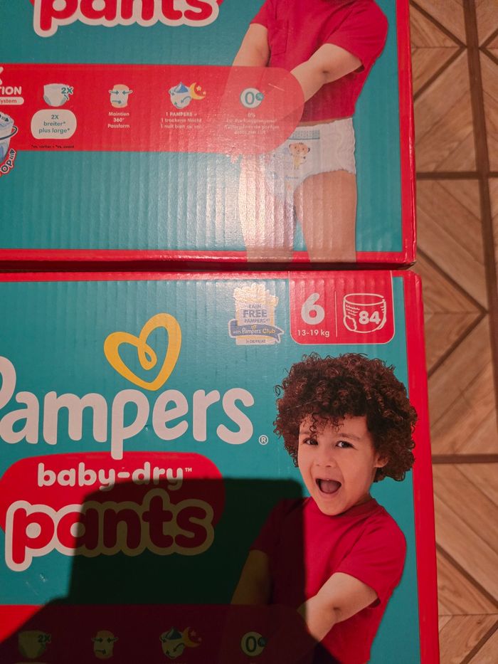 🌟 Pampers baby dry pants 2x84 couches Taille 6 (13 - 19 kg) 🌟 - photo numéro 2