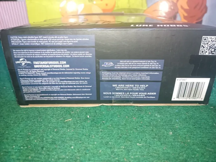 Fast & Furious Jada Toys 2017 Luke Hobbs Metal Die Cast Figure M307 - photo numéro 5