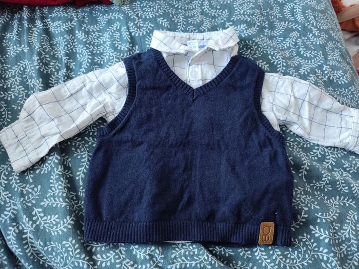 Ensemble chemise gilet