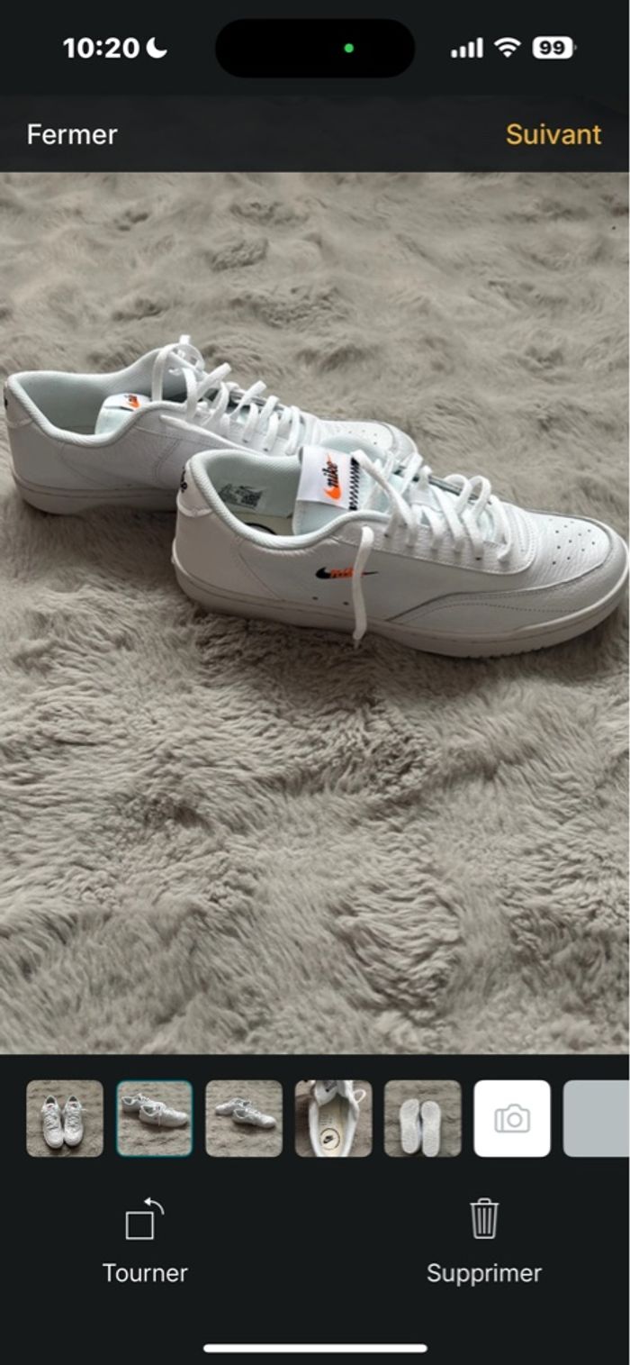 baskets nike blanches - photo numéro 5