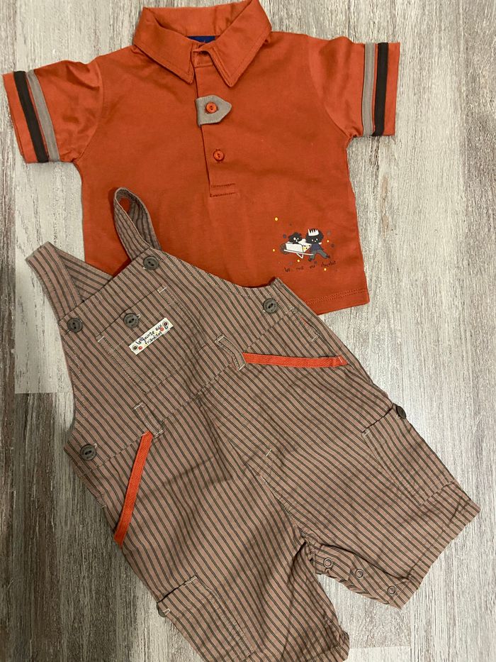 Salopette et polo sergent Major