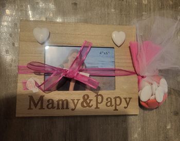 Magnifique cadre bapteme pour grand parents