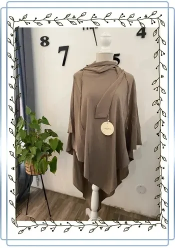 AAwoe Abaya marron, neuf, taille unique