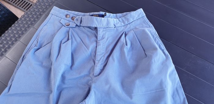 Pantacourt bleu Ralph Lauren - photo numéro 4