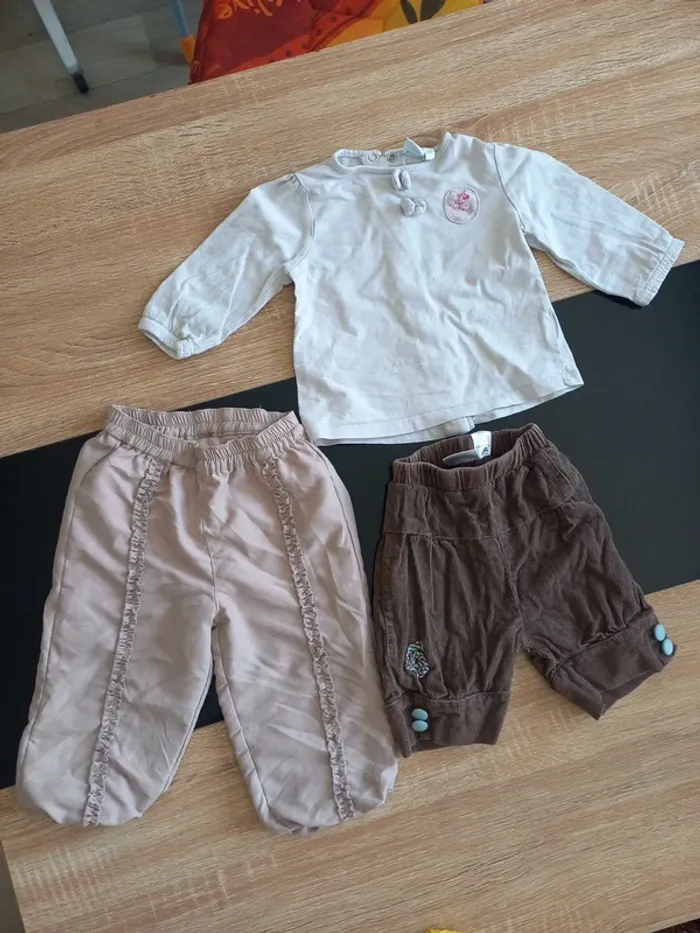 Lot vêtements bébé fille 9 mois