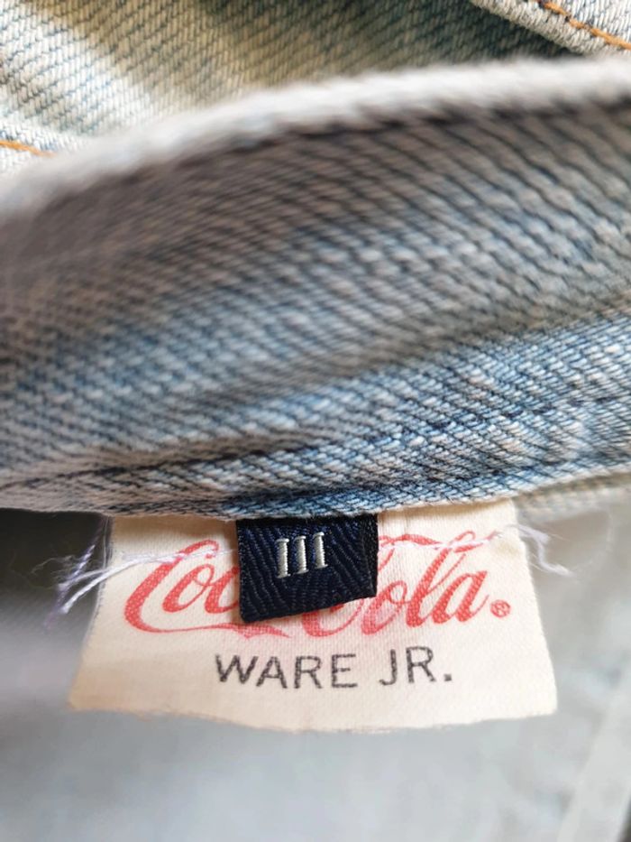 Jean bleu clair fille Coca Cola 8 ans - photo numéro 3