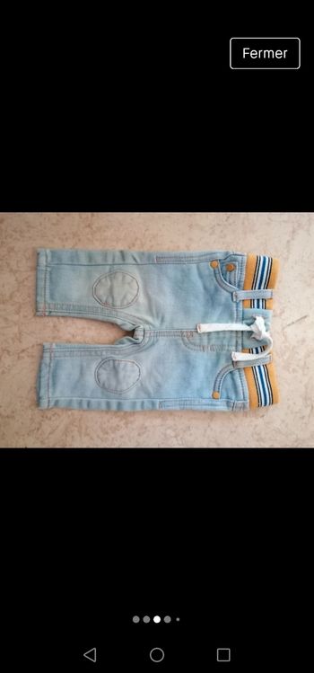 Jean taille 1 mois