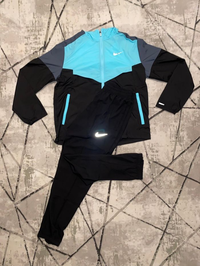 Ensemble Nike Running - Bleu - photo numéro 2