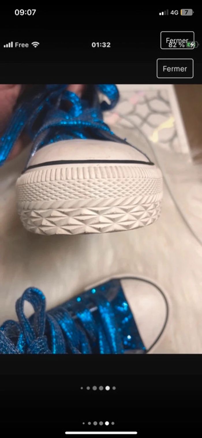 Chaussures habillées / baskets habillées / chaussures de fêtes . Enfant Pointure 25 - photo numéro 11