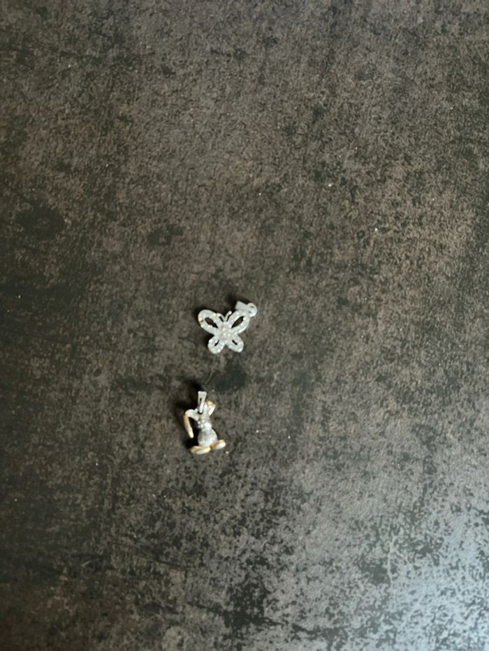 Bijoux enfants Pendentifs papillon et lapin - photo numéro 2