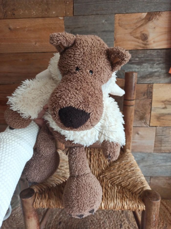 peluche loup mouton tbe - photo numéro 7