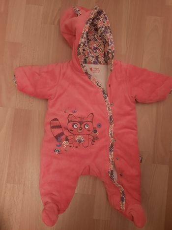 Pyjama chaud fillette 3 mois