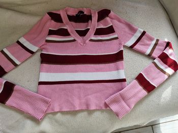 Pull rayé femme 